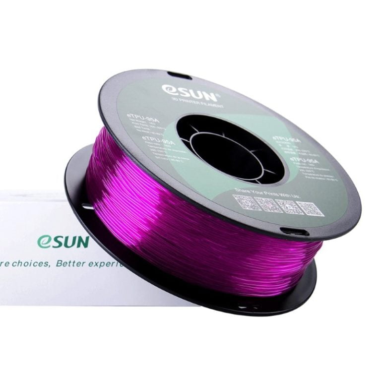 eTPU 95A 1kg Transparent Purpure - ESUN - Image 4