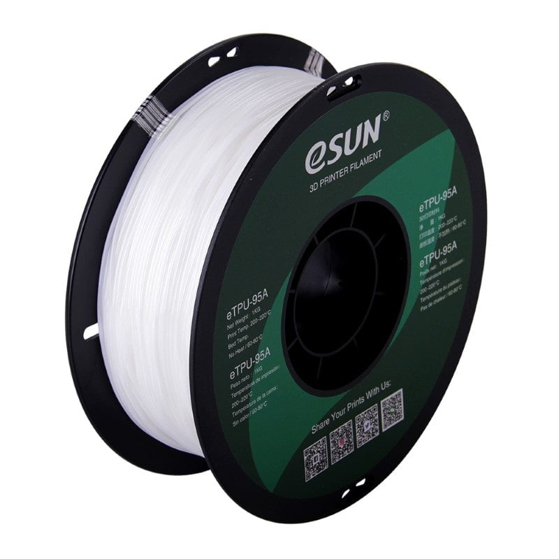 eTPU 95A 1kg White - ESUN - Image 2
