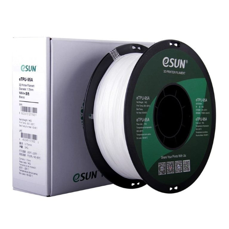 eTPU 95A 1kg White - ESUN - Image 7
