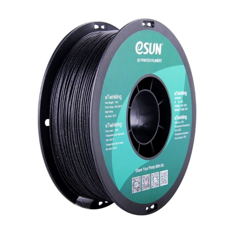 eTwinkling PLA 1kg Black (Glitter) - ESUN