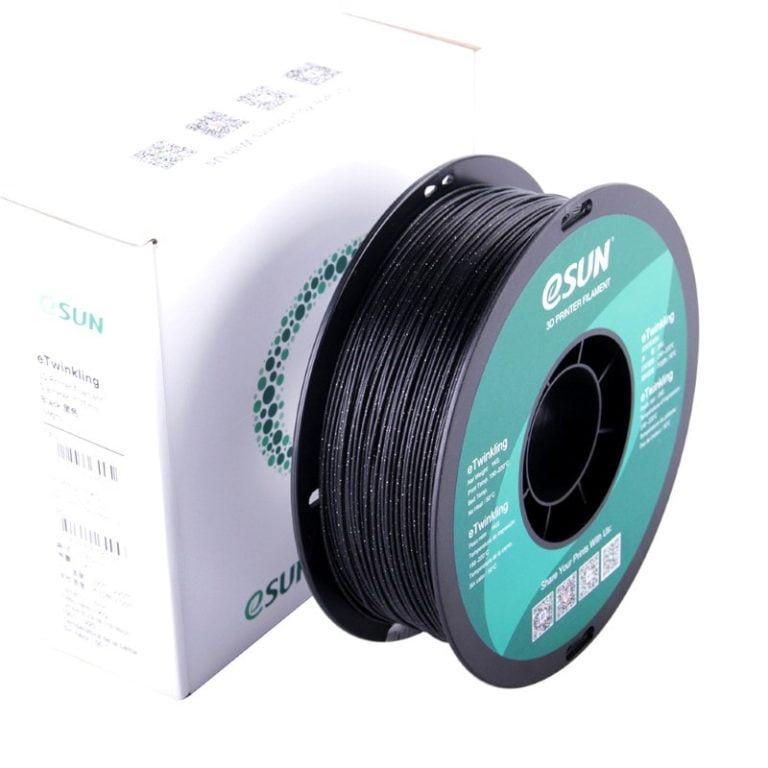 eTwinkling PLA 1kg Black (Glitter) - ESUN - Image 3