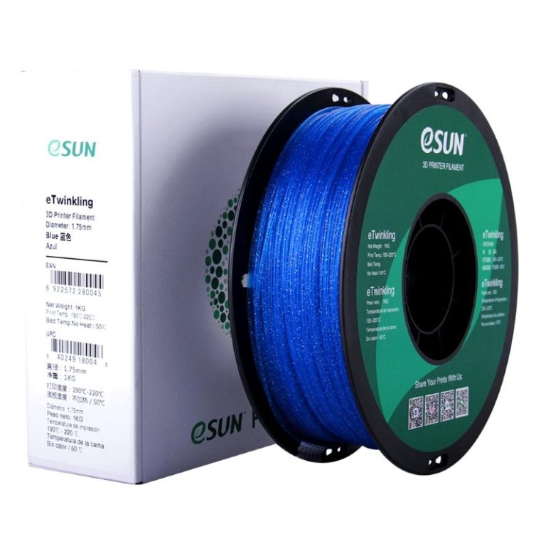 eTwinkling PLA 1kg Blue (Glitter) - ESUN - Image 8