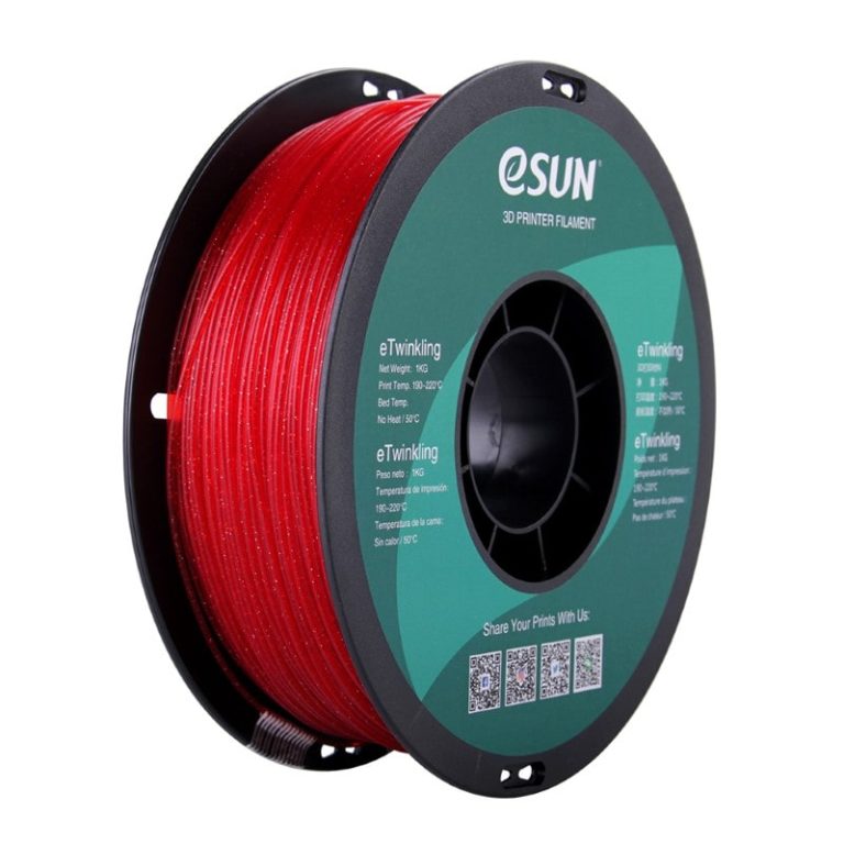 eTwinkling PLA 1kg Red (Glitter) - ESUN