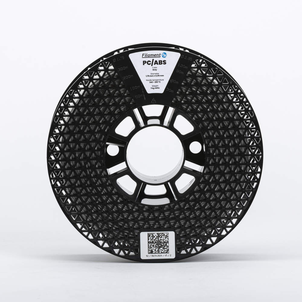 PC/ABS 1kg Grey (Retardador de Fogo V0 UL94)  - Filament PM - Image 3