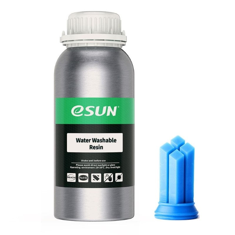 500g Resina Impressão 3D LCD UV 405nm Blue Azul ( Lavável em Água ) - ESUN