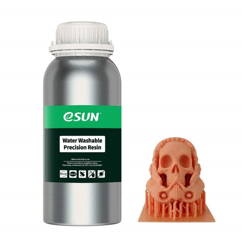 500g Resina Impressão 3D LCD UV 405nm Red Vermelha ( Lavável em Água ) - ESUN