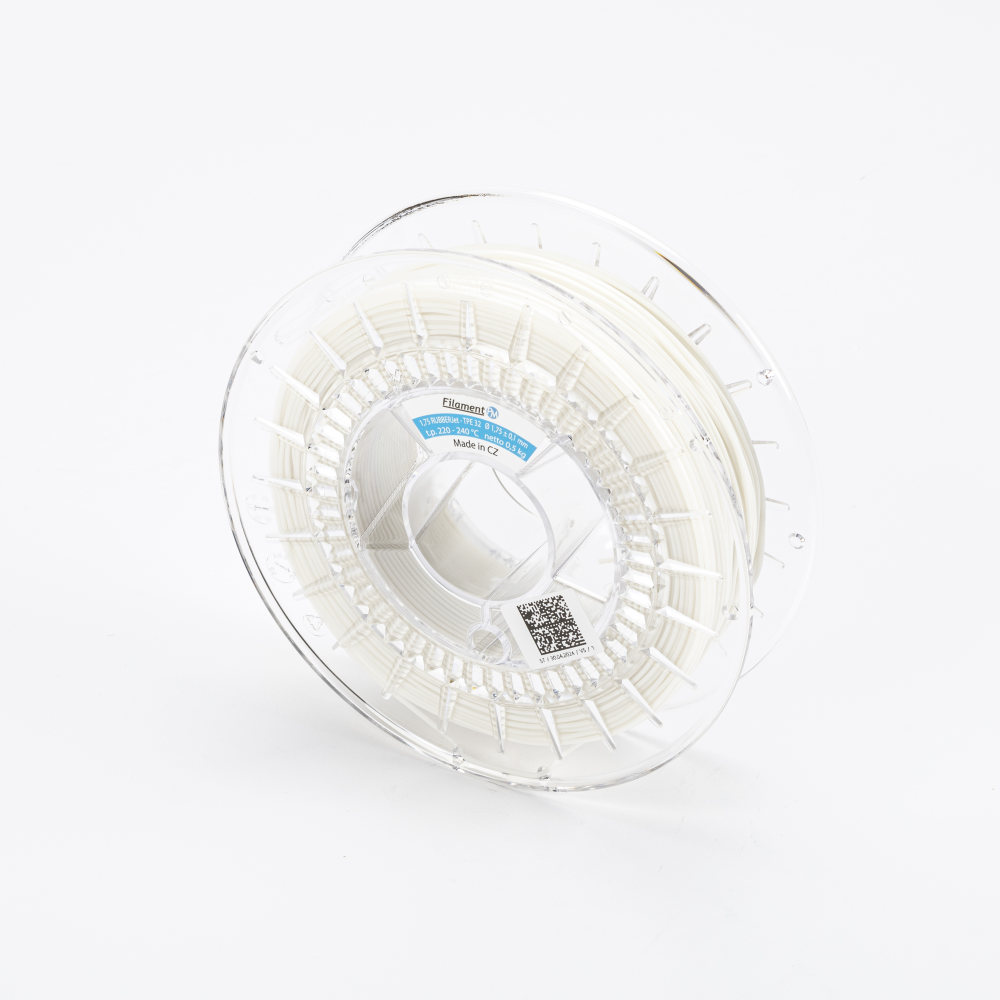 TPE 32 81A 500g RUBBERJET FLEX Natur ( Menos macio ) - Filament PM - Image 2