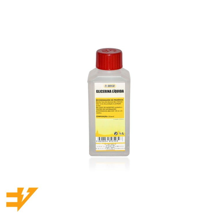 Glicerina 250ml 1/4L ( garrafa de 1/4 Litro ) - EVOLT