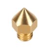 0.4mm Latão Nozzle MK8 Round head Makerbot Reprap  - AIMSOAR