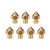 0.4mm Latão Nozzle MK8 Round head Makerbot Reprap  - AIMSOAR