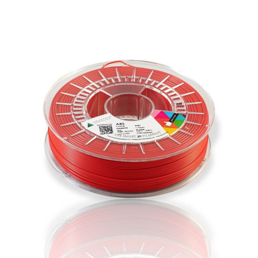 ABS evolt portugal espana filament 3d print impressão 3D filamentos smart materials 3d vermelho clorofila
