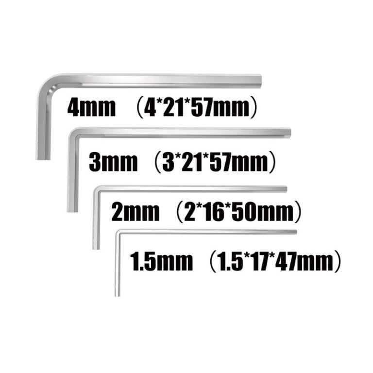 M2 1.5mm Chave Sextavada DIN 911 Allen Key Umbrako ( Compatível com impressoras 3d ) - AIMSOAR - Image 4