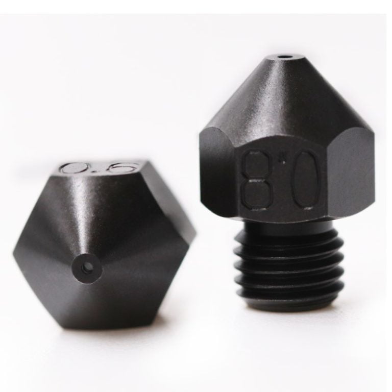 0.6mm B-SERIES PREMIUM Aço Endurecido Hardened Steel Nozzle CR10S-PRO ( compatível com vários modelos da Creality ) - AIMSOAR