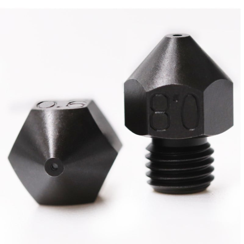 0.6mm B-SERIES PREMIUM Aço Endurecido Hardened Steel Nozzle CR10S-PRO ( compatível com vários modelos da Creality ) - AIMSOAR