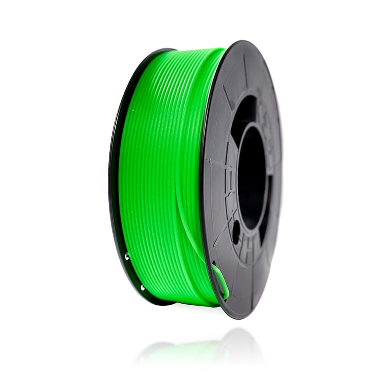 PLA HD 10m (Amostra) FLUORESCENT Verde Eléctrico Electric Green - WINKLE