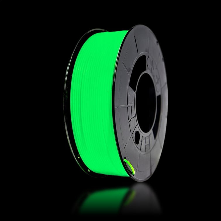 PLA HD 1kg PHOSPHORESCENT Glow in the dark Verde Alien Green - WINKLE