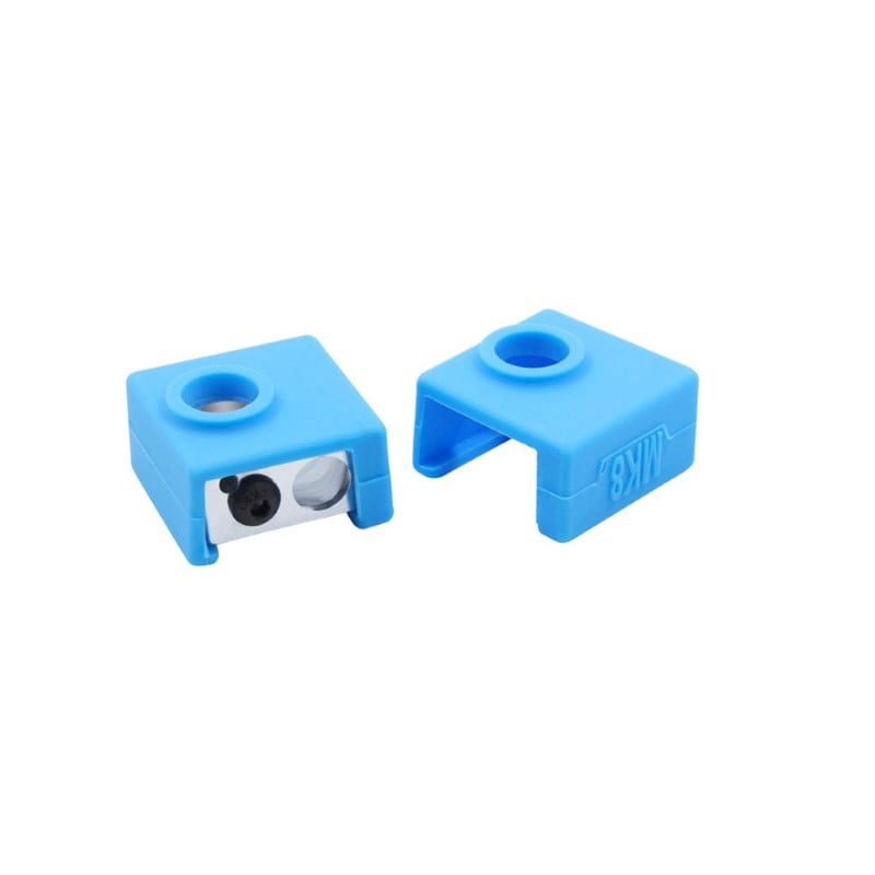 Isolamento de silicone preto para Heat Block Amarelo de Alumínio para CR10 Ender 20X20X10mm  ( Heatblock bloco de aquecimento  ) - AIMSOAR - Image 2
