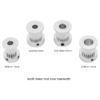 Polia para Correia 20 Dentes 10mm Correia 6.35mm Furo Alumínio ( GT2 timing belt pulley) - AIMSOAR