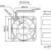 Ventilador Ventoinha FAN 4020 24V 2 fios ( 40*40*20mm) - SUNON