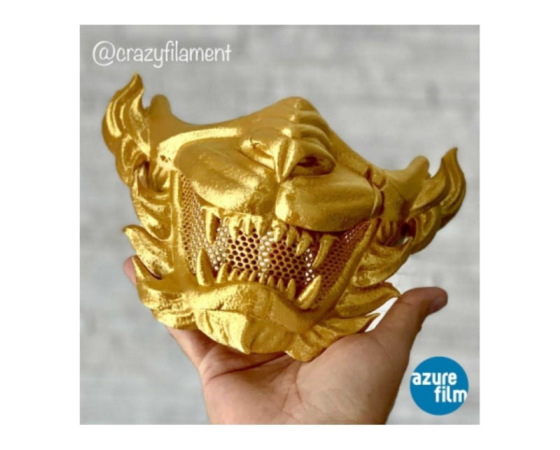 PLA 50g (Amostra) Silk Gold - Azurefilm - Image 9