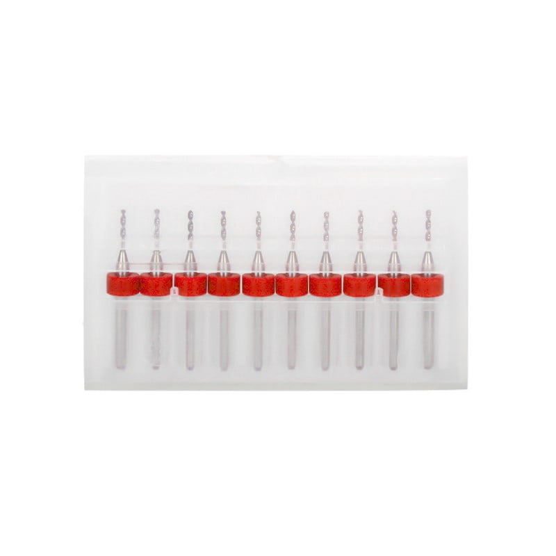 KIT Caixa com 10 Brocas 0.2, 0.3, 0.4, 0.5, 0.6, 0.7, 0.8, 0.9, 1, 1.2 mm  (Limpeza do nozzle) - AIMSOAR - Image 2