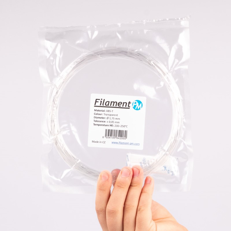 ABS-T 10m (Amostra) TRANSPARENT - Filament PM