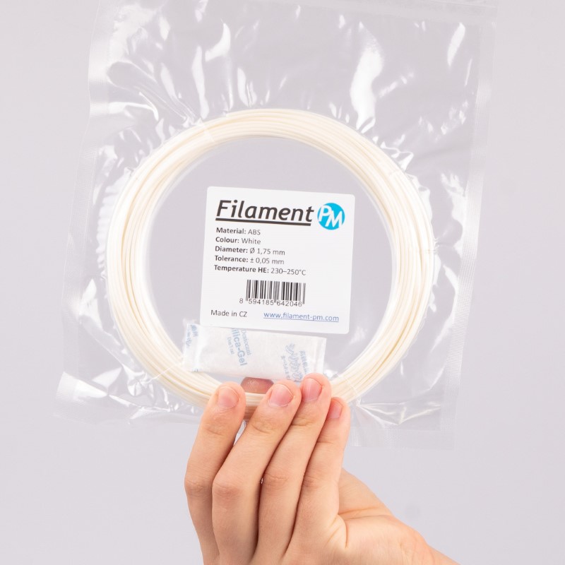 ABS "NOT DEAD" 10m (Amostra) WHITE - Filament PM