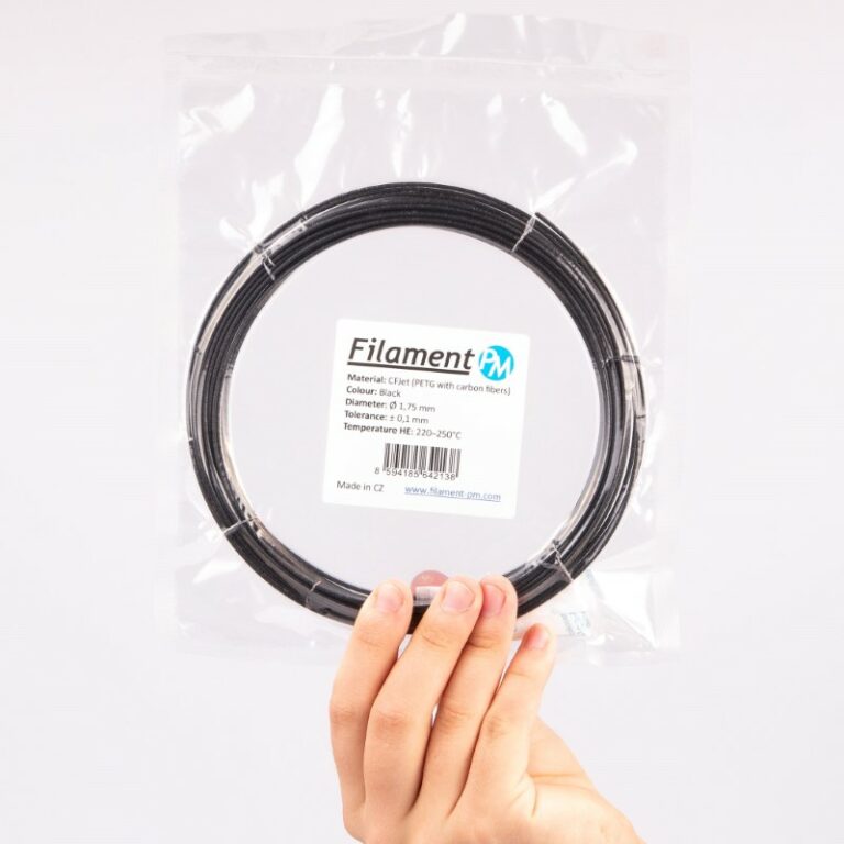 PETG 10m (Amostra) CFJet Carbon - Black ( Fibras de Carbono) - Filament PM
