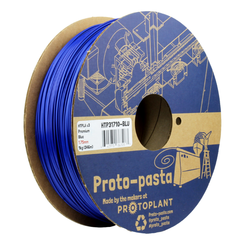 HTPLA Blue Opaque 50g ( Amostra ) - ProtoPasta - Image 3