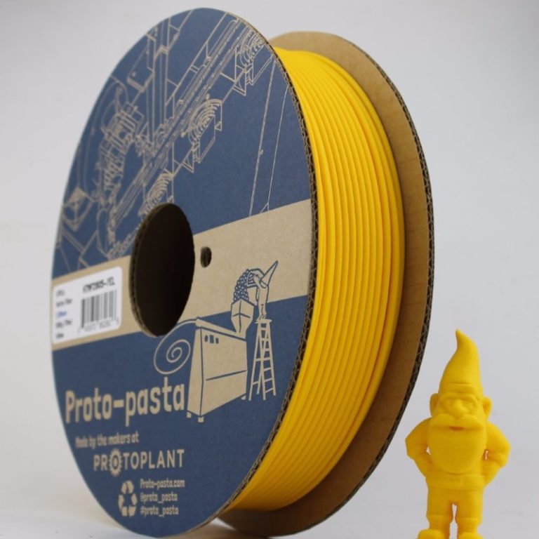 HTPLA Yellow ( Matte Fiber ) 50g ( Amostra ) - ProtoPasta - Image 3