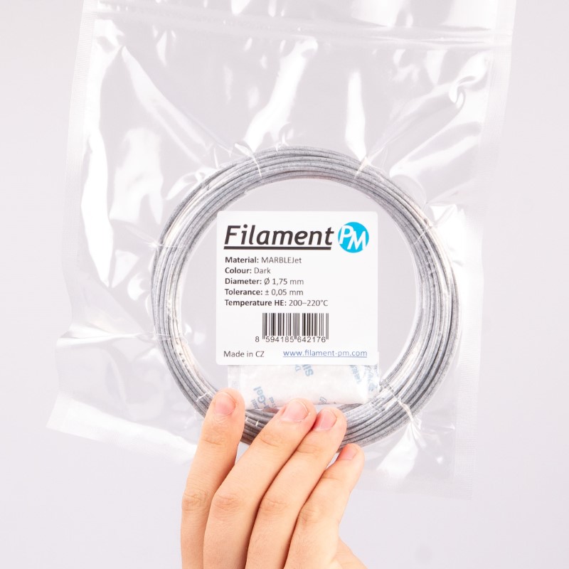 PLA 10m (Amostra) MarbleJet Dark ( mármore ) - Filament PM