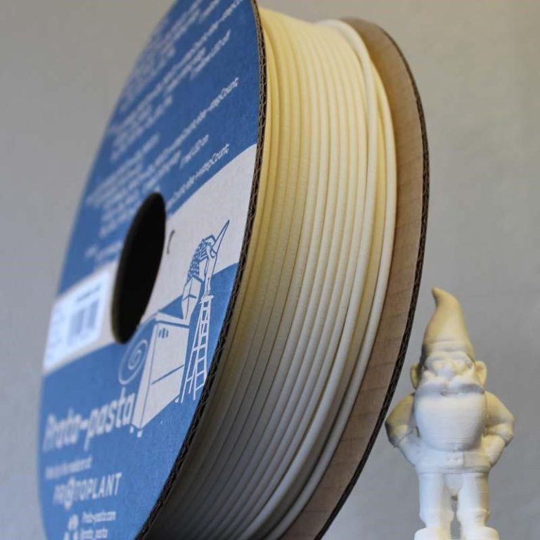 HTPLA White ( Matte Fiber ) 50g ( Amostra ) - ProtoPasta - Image 3