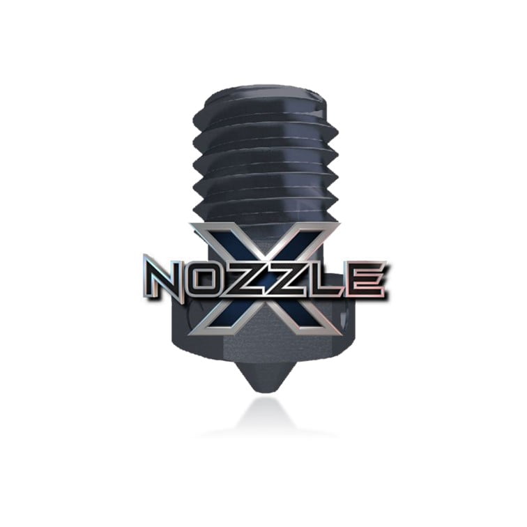 0.6mm Nozzle X V6 Original M6×1×7.5×12.5 1.75mm Aço Endurecido Hardened Steel ( e3d genuíno compatível com MK2.5S, MK3S, MK2/S, MINI) - E3D