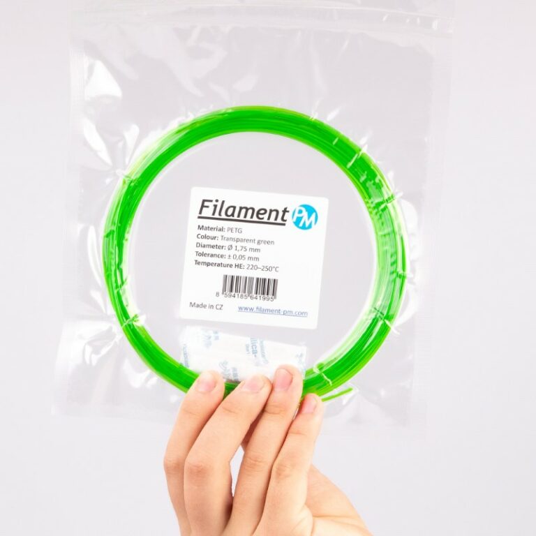 PETG 10m (Amostra) Transparent Green - Filament PM