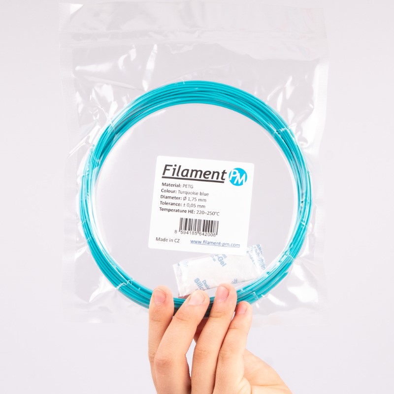 PETG 10m (Amostra) Turquoise Blue - Filament PM