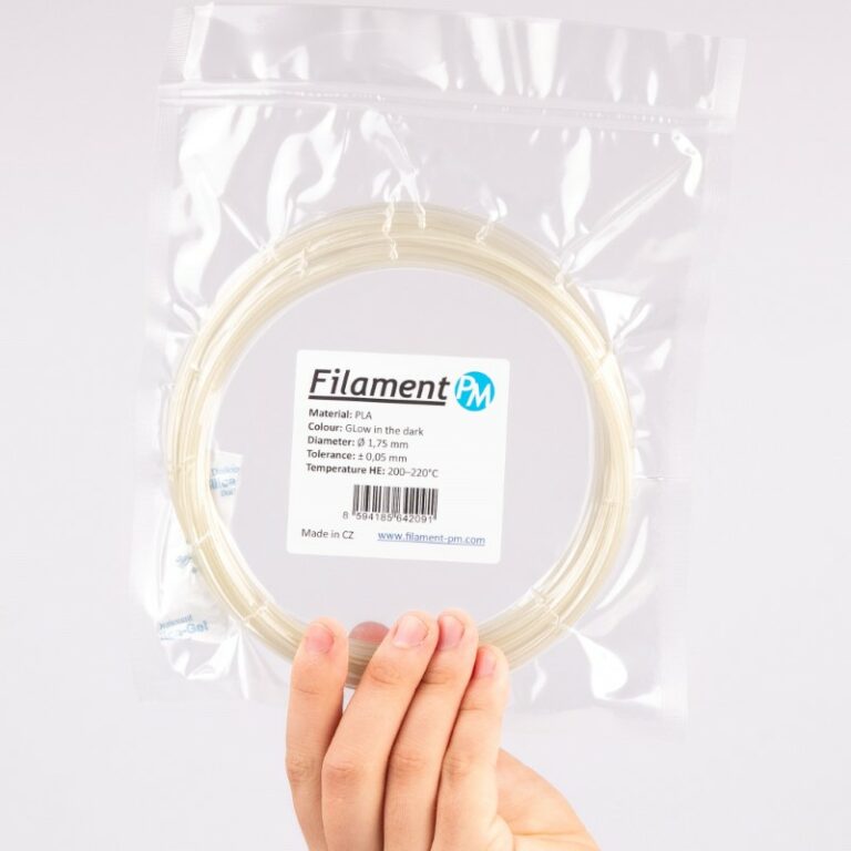 PLA 10m (Amostra) GlowJet glowing in the dark ( Brilha no escuro ) - Filament PM