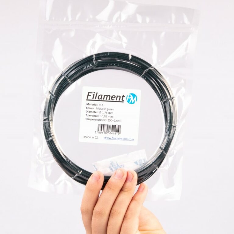 PLA 10m (Amostra) Metalic Green - Filament PM