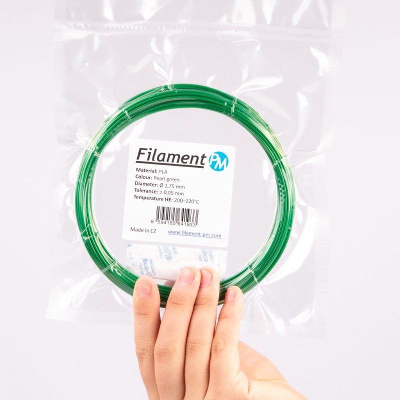 PLA 10m (Amostra) Pearl Green - Filament PM