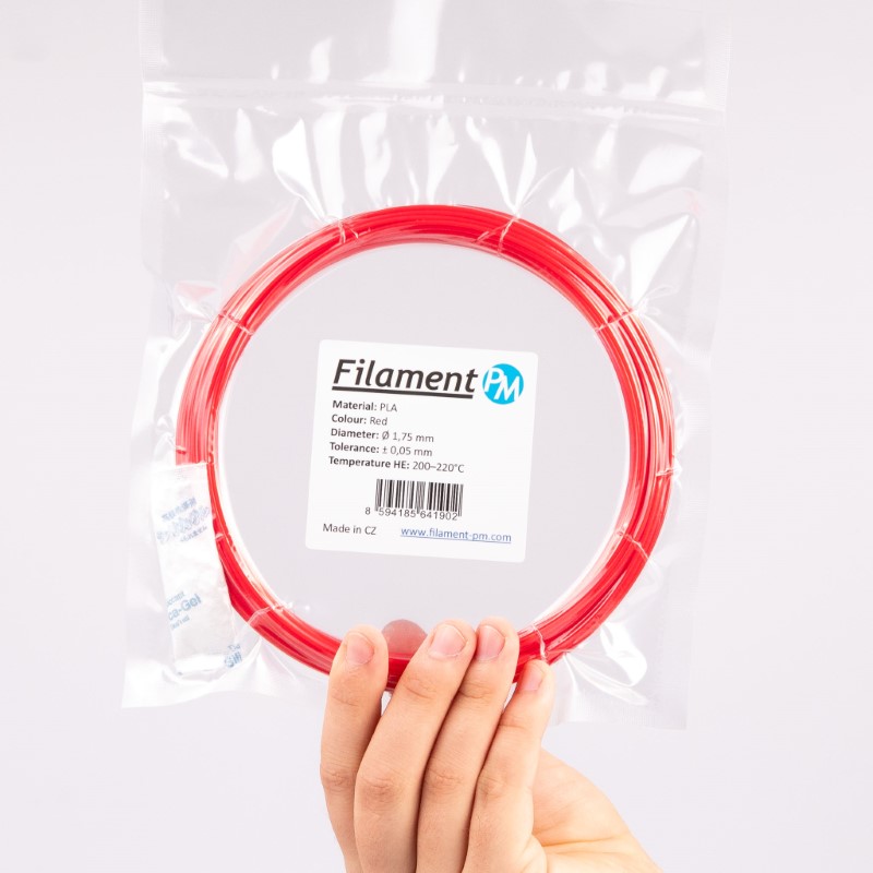 PLA 10m (Amostra) Red - Filament PM