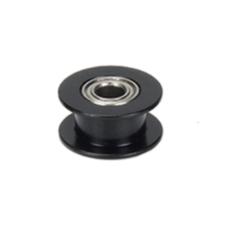 Polia para alinhamento Correia GT2 20 sem Dentes Rolamento 5mm Furo Alumínio Preto ( GT2 timing belt pulley) - AIMSOAR