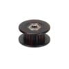 Polia para alinhamento Correia GT2 20 Dentes Rolamento 3mm Furo Alumínio Preto ( GT2 timing belt pulley ) - AIMSOAR