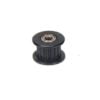 Polia para alinhamento Correia GT2 16 Dentes Rolamento 3mm Furo Alumínio Preto ( GT2 timing belt pulley ) - AIMSOAR
