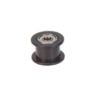 Polia para alinhamento Correia GT2 16 sem Dentes Rolamento 3mm Furo Alumínio Preto ( GT2 timing belt pulley) - AIMSOAR