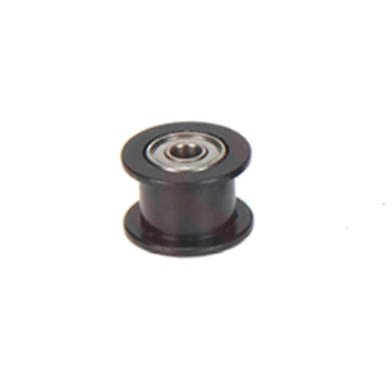 Polia para alinhamento Correia GT2 16 sem Dentes Rolamento 3mm Furo Alumínio Preto ( GT2 timing belt pulley) - AIMSOAR