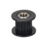 Polia para alinhamento Correia GT2 20 Dentes 10mm Correia Rolamento 5mm Furo Alumínio Preto ( GT2 timing belt pulley ) - AIMSOAR