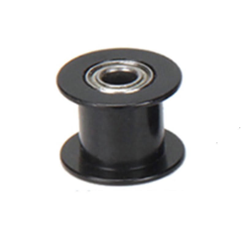 Polia para alinhamento Correia GT2 20 sem Dentes 10mm Correia Rolamento 5mm Furo Alumínio Preto ( GT2 timing belt pulley) - AIMSOAR
