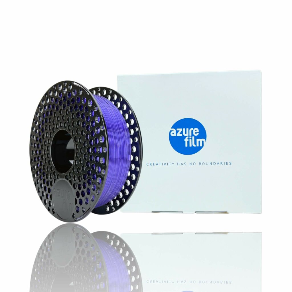 PETG 1kg Purple Transparent - Azurefilm - Image 2