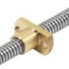 Porca T8 H-TYPE para Varões Trapezoidal T8 pitch 2mm Lead Passo 2mm (Lead Screw)  - AIMSOAR