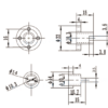 Porca T8 Anti-Backlash para Varões Trapezoidal T8 8mm Lead Passo 8mm (Lead Screw Flexible)  - AIMSOAR