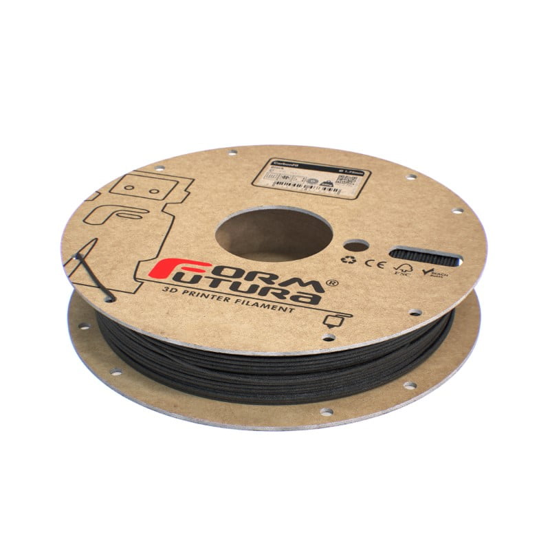 PETG CarbonFil 500g Black ( Fibras de Carbono ) - FORMFUTURA
